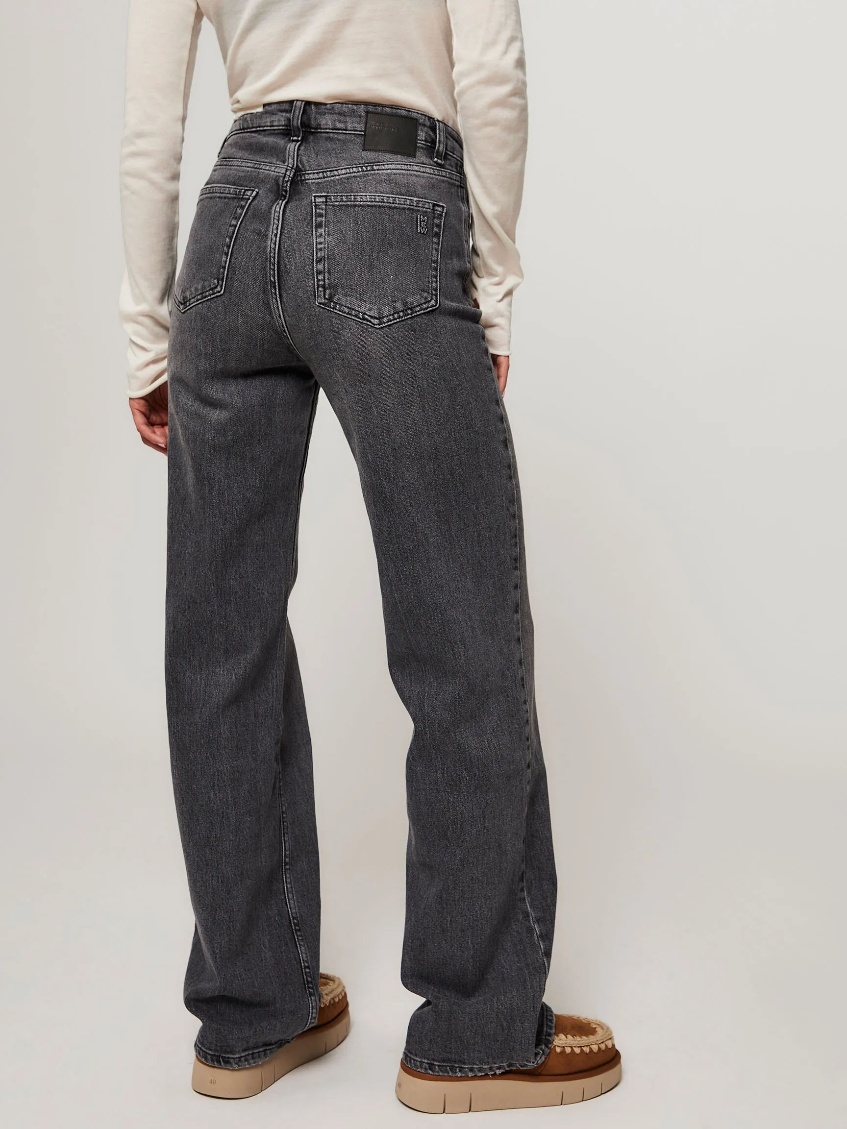 My Essential Wardrobe The Louis, high waist wide leg jeans