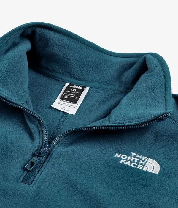THE NORTH FACE 100 GLACIER 1/4ZIP SWEATER (MIDNIGHT PETROL)